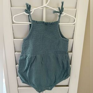 Green Grayson Mini Onesie Romper